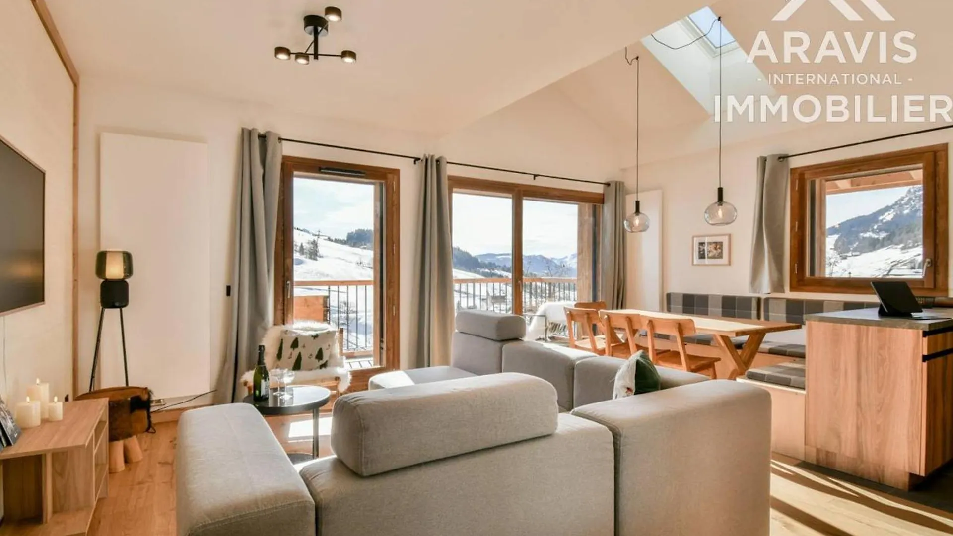 Appartement Appt Moderne Aux Aiguilles : Vue Montagnes, 3 Ch, Garage - Fr-1-391-203 à Le Grand-Bornand