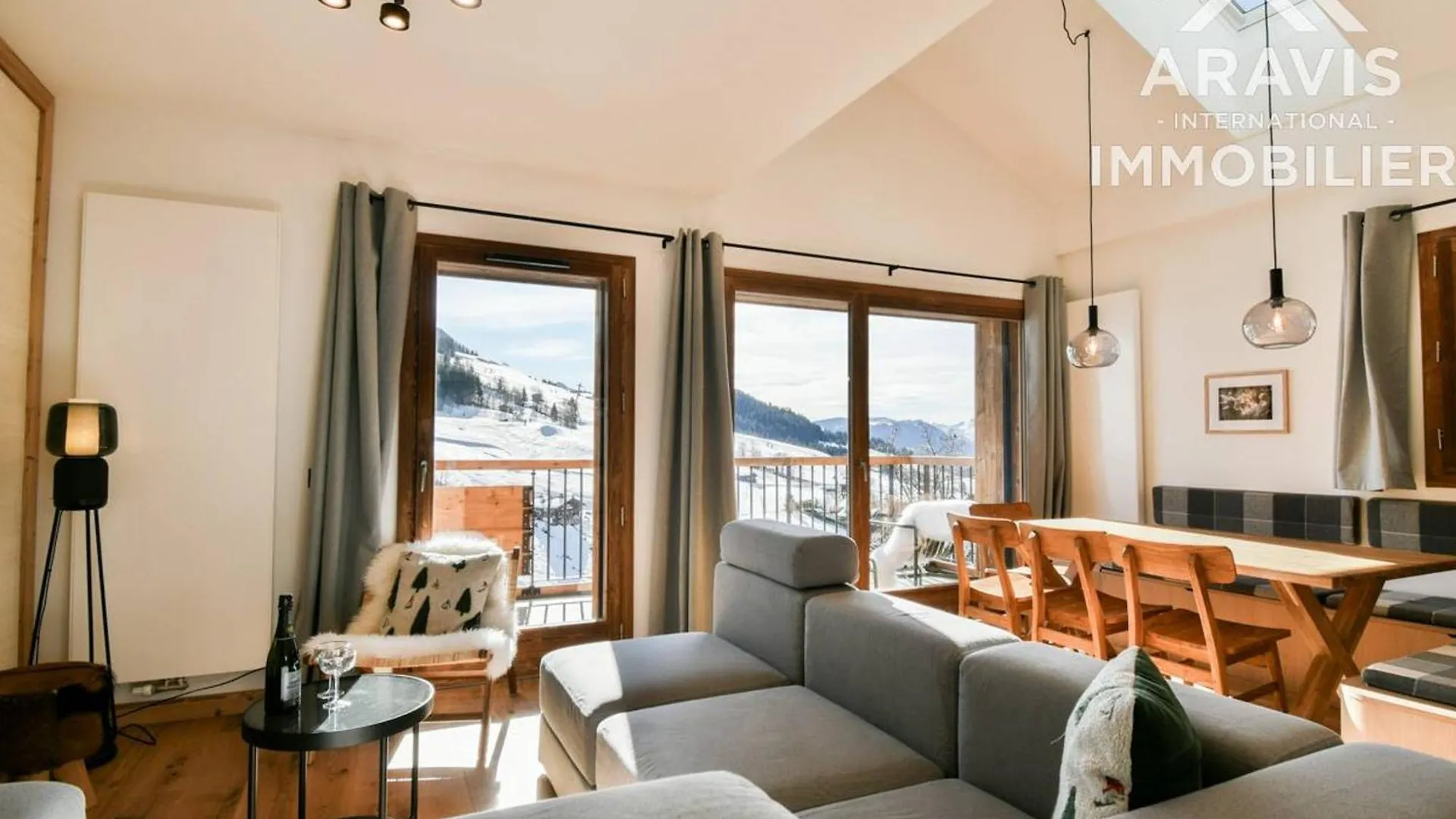 Appartement Appt Moderne Aux Aiguilles : Vue Montagnes, 3 Ch, Garage - Fr-1-391-203 à Le Grand-Bornand